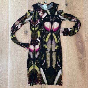 RARE Vintage Jean Paul Gaultier Soleil Butterfly Line Dress Size Small